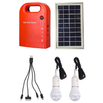 10W Portable Small DC Solar Kit with Radio